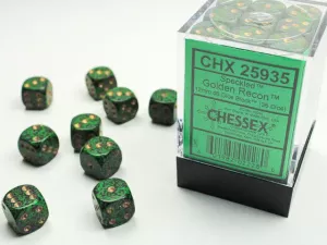 Speckled 12mm d6 Golden Recon Dice Block (36 dice)