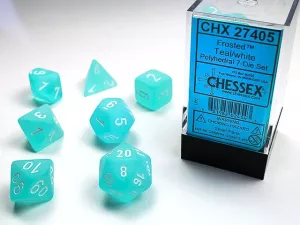 Frosted Teal/white 7-Die Set