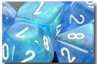 Borealis Sky Blue/white 7-Die Set