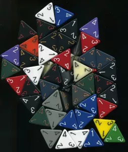 d4 random color (1 dice)