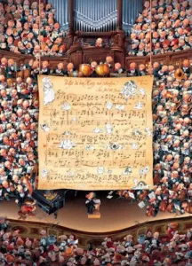 Score, Loup 1000 pieces 48x68 cm