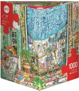 Korky Paul: Artist´s Mind (1000 pieces triangular box)