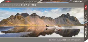 AvH: Iceland Horses (1000 pieces panorama)