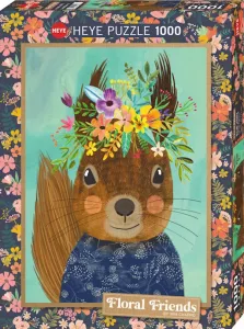 Floral Friends: Sweet Squirrel (1000 pieces)