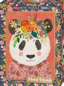 Floral Friends: Cuddly Panda (1000 pieces)