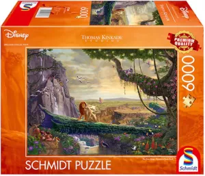 Thomas Kinkade: Disney - The Lion King, Return to Pride Rock? (6000 pieces)