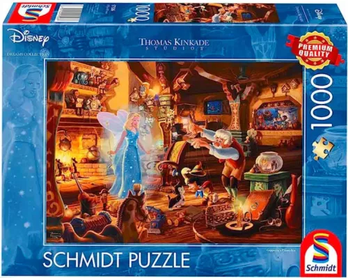 Thomas Kinkade: Disney - Geppettos Pinocchio (1000 pieces)