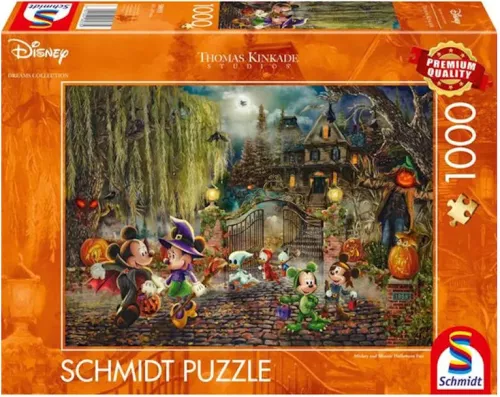 Thomas Kinkade: Disney - Mickey & Minnie Halloween Fun (1000 pieces)