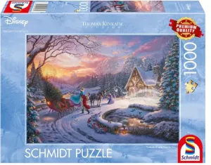 Thomas Kinkade: Disney - Cinderella Bringing Home for Christmas (1000 pieces)