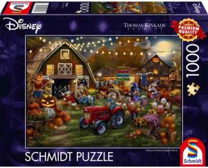 Puzzle - Disney, Mickey & Minnie Pumpkin Festival (1000 pieces)