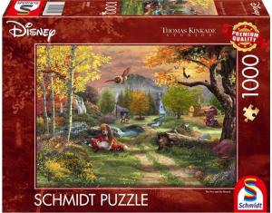 Puzzle - Thomas Kinkade: Disney - Fox and Hound (1000 pieces)