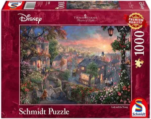 Thomas Kinkade: Disney - Lady and the Tramp (1000 pieces)