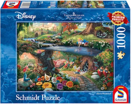 Thomas Kinkade: Disney, Alice in wonderland (1000 pieces)
