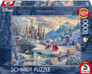 Thomas Kinkade: Disney - Beauty and the Beasts Winter Ench (1000 pieces)