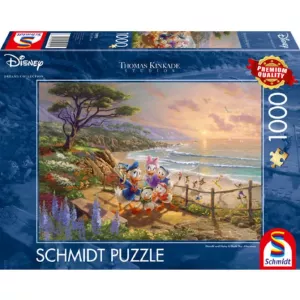 Thomas Kinkade: Disney - Donald & Daisy A Duck Day Afternoon (1000 pieces)