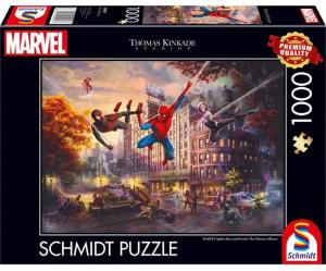 Thomas Kinkade: Marvel - Spider-Man and Friends - The Ultimate Alliance (1000 p)