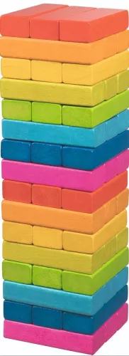 Tumbling Tower Rainbow (Jenga)