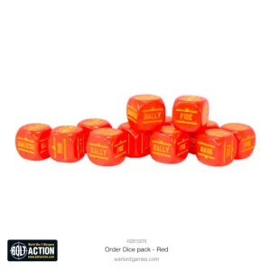 Orders Dice Pack - Red