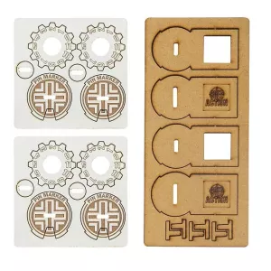 Bolt Action MDF Unit Pin Markers - Germany