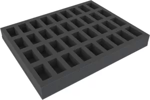 FS040BO 40 mm (1,6 Inch) Figure Foam Tray with base - full-size