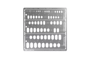 TAMIYA MODELING TEMPLATE (ROUNDED RECTANGLES, 1-6MM)