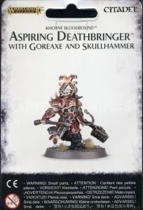 BLADES OF KHORNE: ASPIRING DEATHBRINGER WITH GOREAXE AND SKULLHAMMER