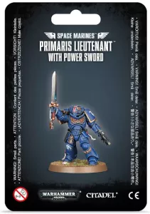 SPACE MARINES: PRIMARIS LIEUTENANT WITH POWER SWORD