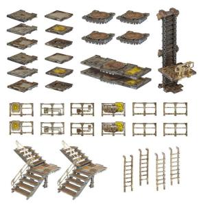 NECROMUNDA: ZONE MORTALIS PLATFORMS & STAIRS