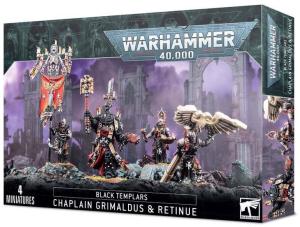 BLACK TEMPLARS: CHAPLAIN GRIMALDUS & RETINUE