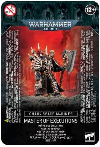 CHAOS SPACE MARINES: MASTER OF EXECUTIONS