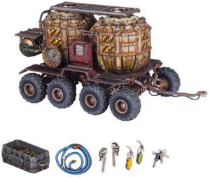 NECROMUNDA: PROMETHIUM TANKS ON CARGO-8 TRAILER