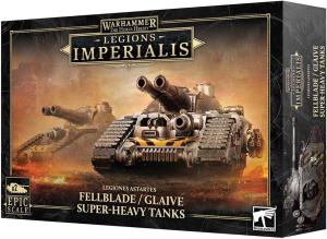 LEGIONS IMPERIALIS: FELLBLADE/GLAIVE SUPER-HEAVY TANKS