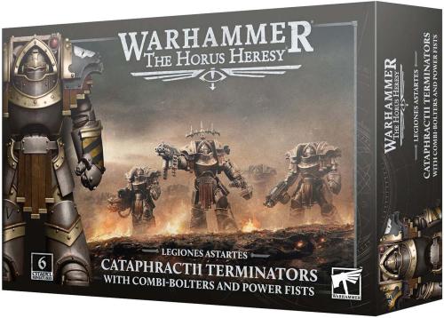 HORUS HERESY: CATAPHRACTII TERMINATORS WITH POWER FISTS