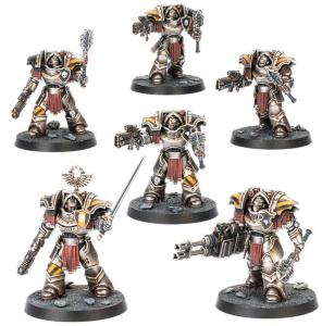 HORUS HERESY: CATAPHRACTII TERMINATORS WITH POWER MAULS (Release 2026-02-14)