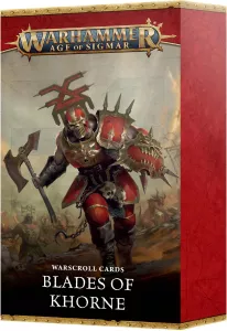 WARSCROLL CARDS: BLADES OF KHORNE (ENG, 4th ed)