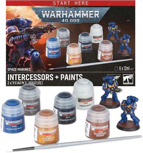 SPACE MARINE INTERCESSORS + PAINTS (2026) (Release 2026-07-25)