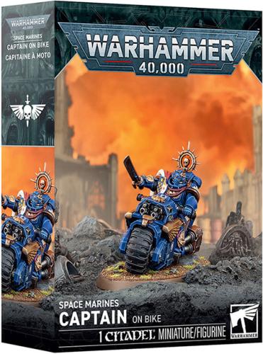 SPACE MARINE CAPTAIN ON BIKE (Release 2026-10-03)