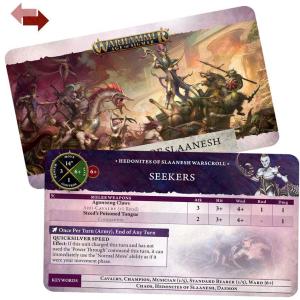 WARSCROLL CARDS: HEDONITES OF SLAANESH (ENG)