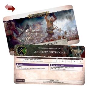 WARSCROLL CARDS: SONS OF BEHEMAT (ENG)