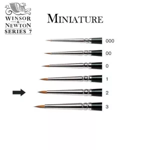 SERIES 7 KOLINSKY SABLE BRUSH MINIATURE 7-2