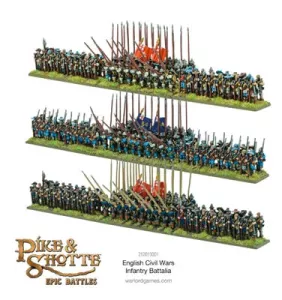 PIKE & SHOTTE EPIC BATTLES - ENGLISH CIVIL WARS INFANTRY BATTALIA