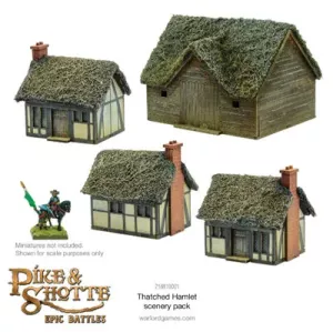 PIKE & SHOTTE EPIC BATTLES - THATCHED HAMLET SCENERY PACK