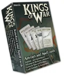 Kings of War Spell & Artefact Cards 2022