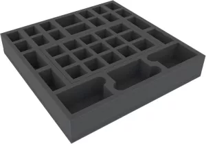 AGDU050BO 295 mm x 295 mm x 50 mm (2 inches) foam tray for board game boxes
