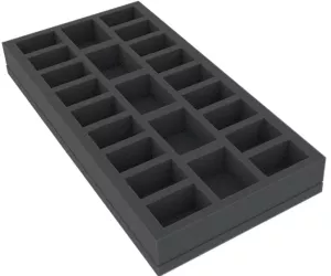 AUFF035B0 295 mm x 147,5 mm x 35 mm (1.38 inches) foam tray for board game boxes