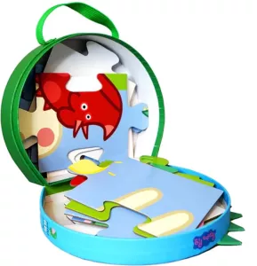 Peppa Pig - George Puzzle suitcase (12 pieces)