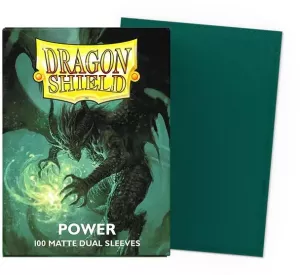 Dragon Shield Matte Dual Sleeves Standard Size: Power (100)