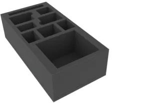 AUGM080BO 295 mm x 147,5 mm x 80 mm (3.15 inches) foam tray for board game boxes