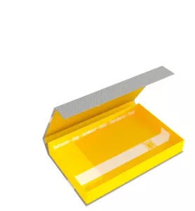Feldherr Magnetic Box half-size 40 mm yellow empty