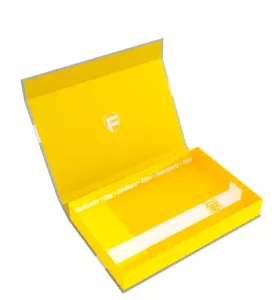 Feldherr Magnetic Box half-size 40 mm yellow empty